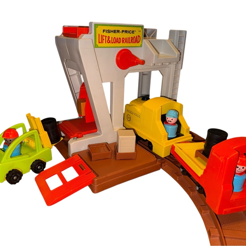 Fisher-Price Lift & Load Railroad Playset